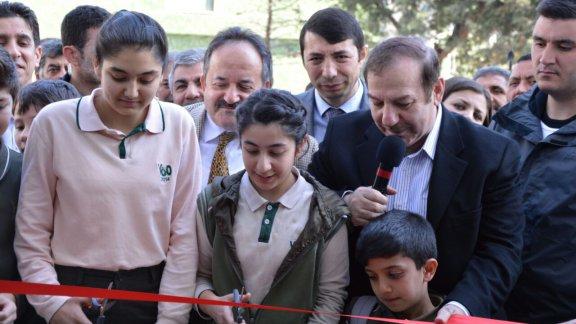 Mehmet Akif Ersoy Kütüphanesi İlcemiz okullarından Yusuf Özvatan Ortaokulunda açıldı...