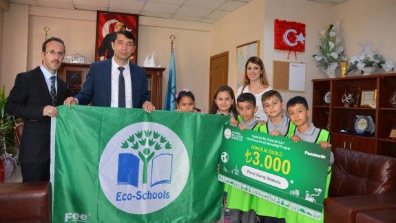 İlcemiz okullarından Fevzi Danış İlkokulu Yeşil Bayrak kazandı...