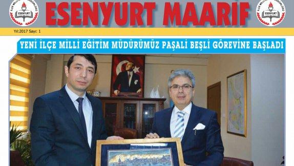 Esenyurt İlçe Milli Eğitim Müdürlüğü olarak " Esenyurt Maarif" gazetesi yayınladık.