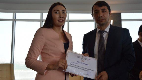 İlçe Milli Eğitim Müdürlüğümüz, Kazakistan Okul Öncesi Kurumları Derneği ve Hazar Eğitim ve Bilimsel Araştırma Merkezi arasında protokol imzalandı.