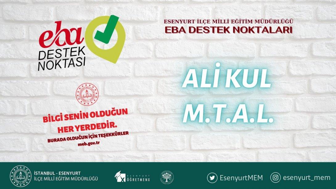 EBA Destek Noktası- Ali Kul M.T.A.L.