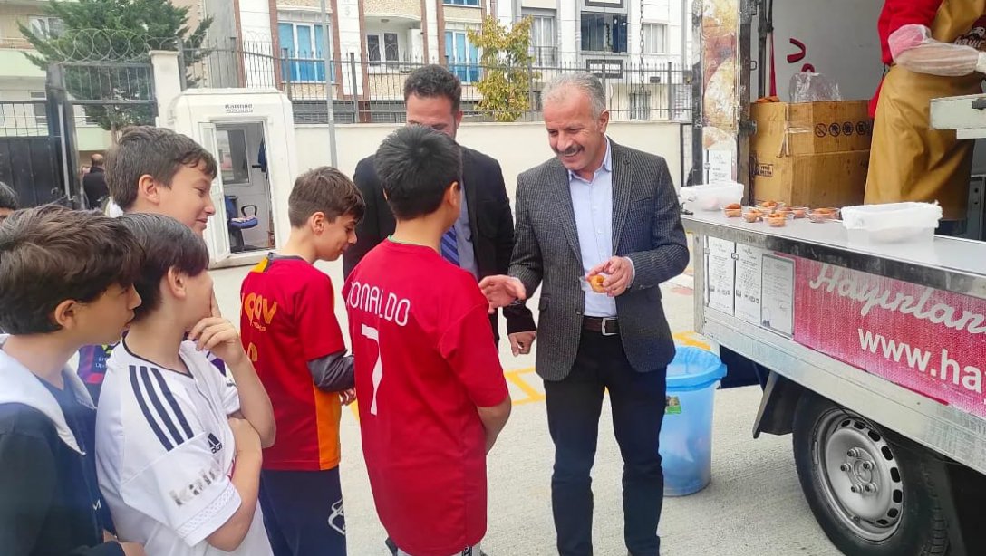Erdoğanlar Ortaokulu'nda Okuluna Hoş Geldin Etkinlikleri