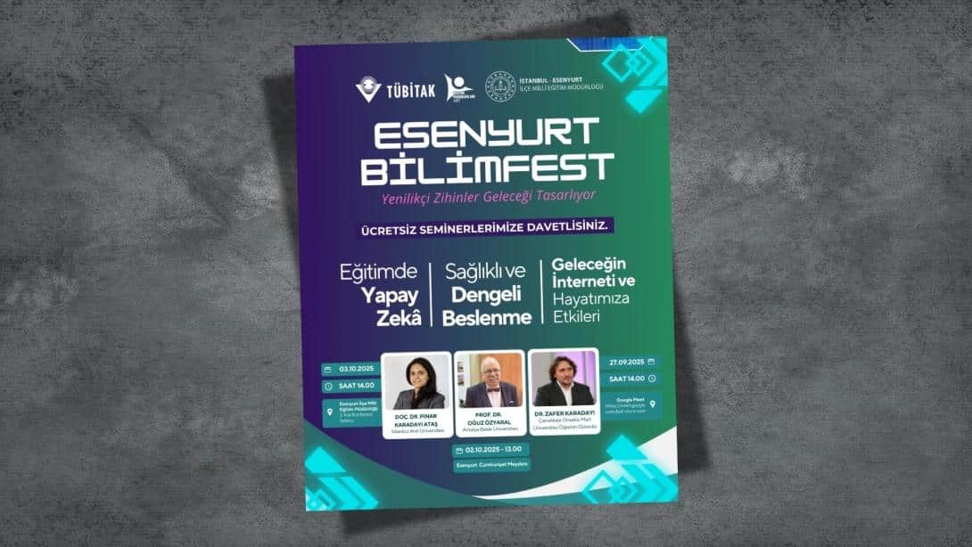 TÜBİTAK 4007 SEMİNERLERİMİZ BAŞLIYOR